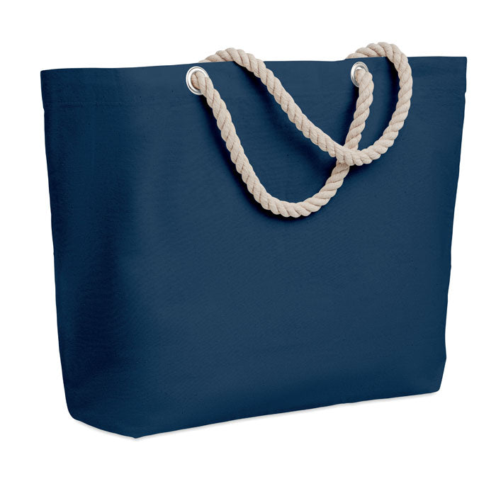 MENORCA Beach Tote Bag / Shopping Bag In Cotton With Cord Handle 220gsm
