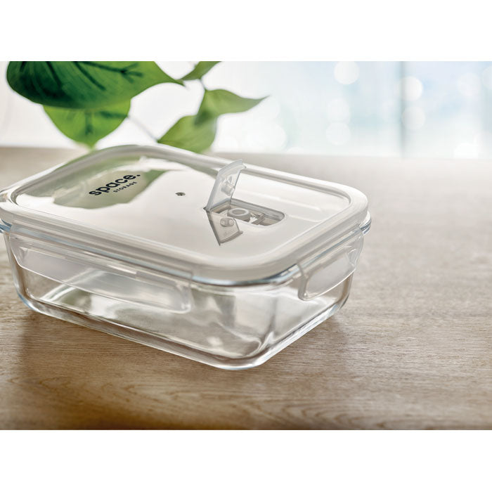 PRAGA LUNCHBOX Glass Lunch Box With Air Tight Locking Lid